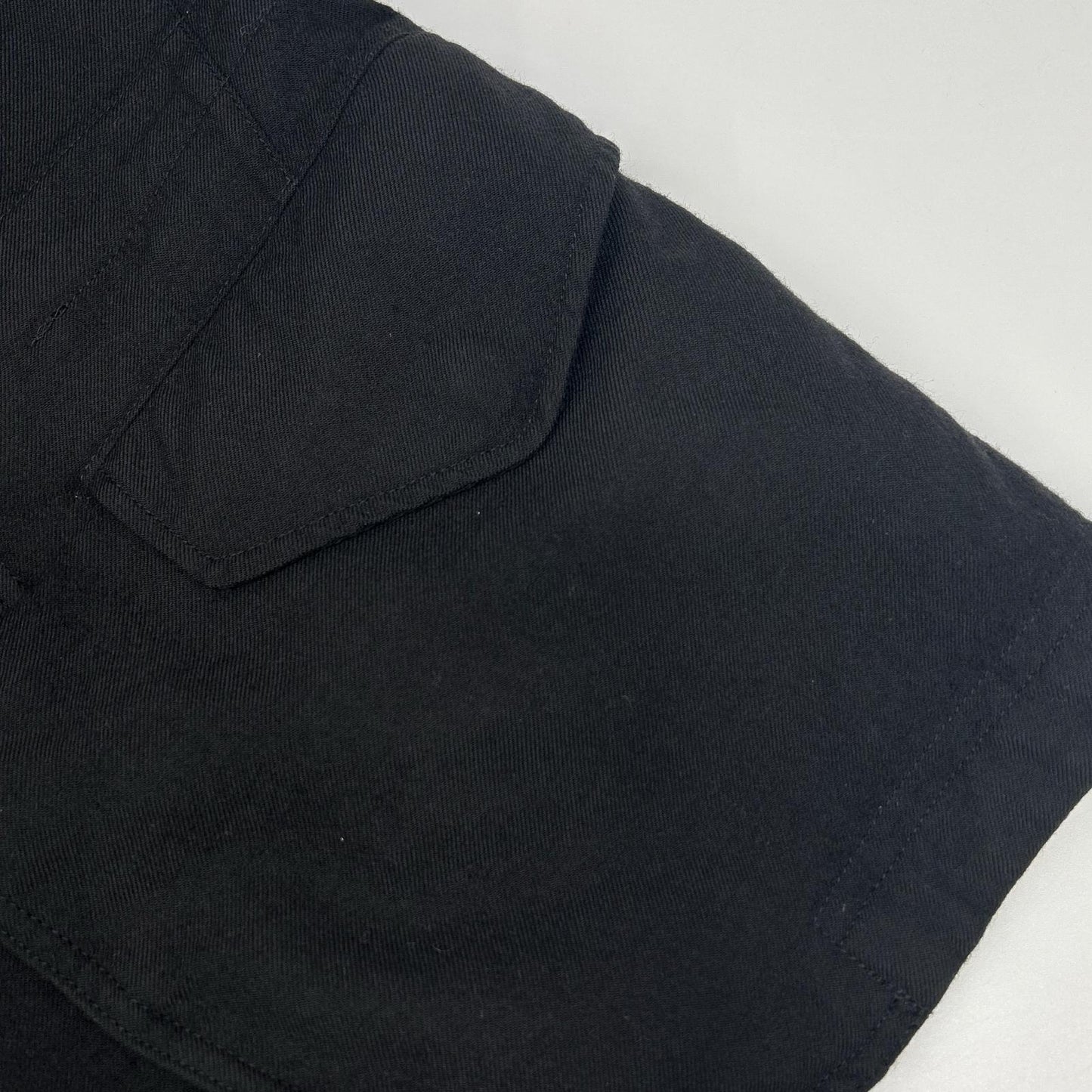 COMMEdesGARCONS HOMME Comme des Garçons Homme 13AW HL-J015 Black Garment-Dyed 4-Pocket Zip-Up Jacket
