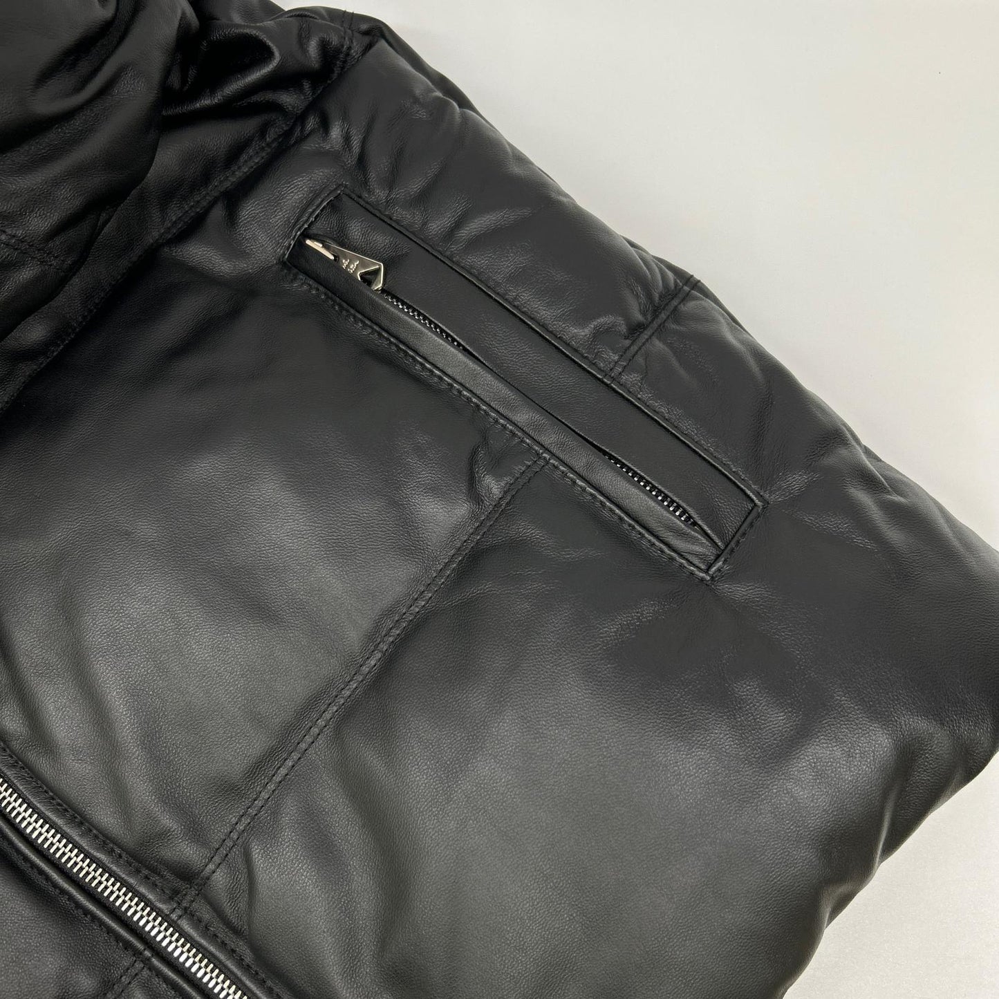 PaulSmith ポールスミス 243125 ブラック シープレザーダウンジャケット ジャケット