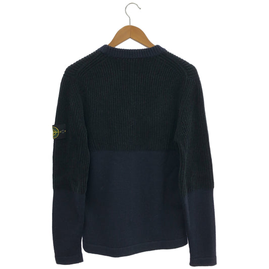 STONE ISLAND ストーンアイランド 19AW 7115570D2 ネイビー ラグランスリーブニットセーター トップス