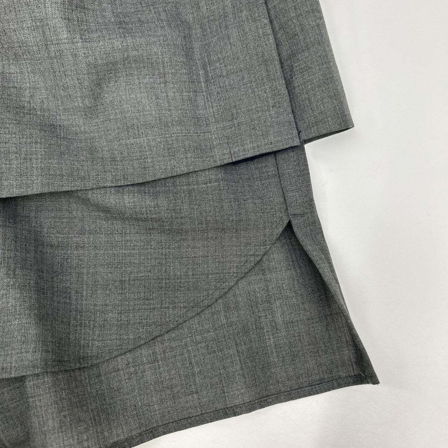 sacai サカイ 22年製 22-02807M グレー Suiting Layered Shirt/スーツレイヤードシャツ トップス