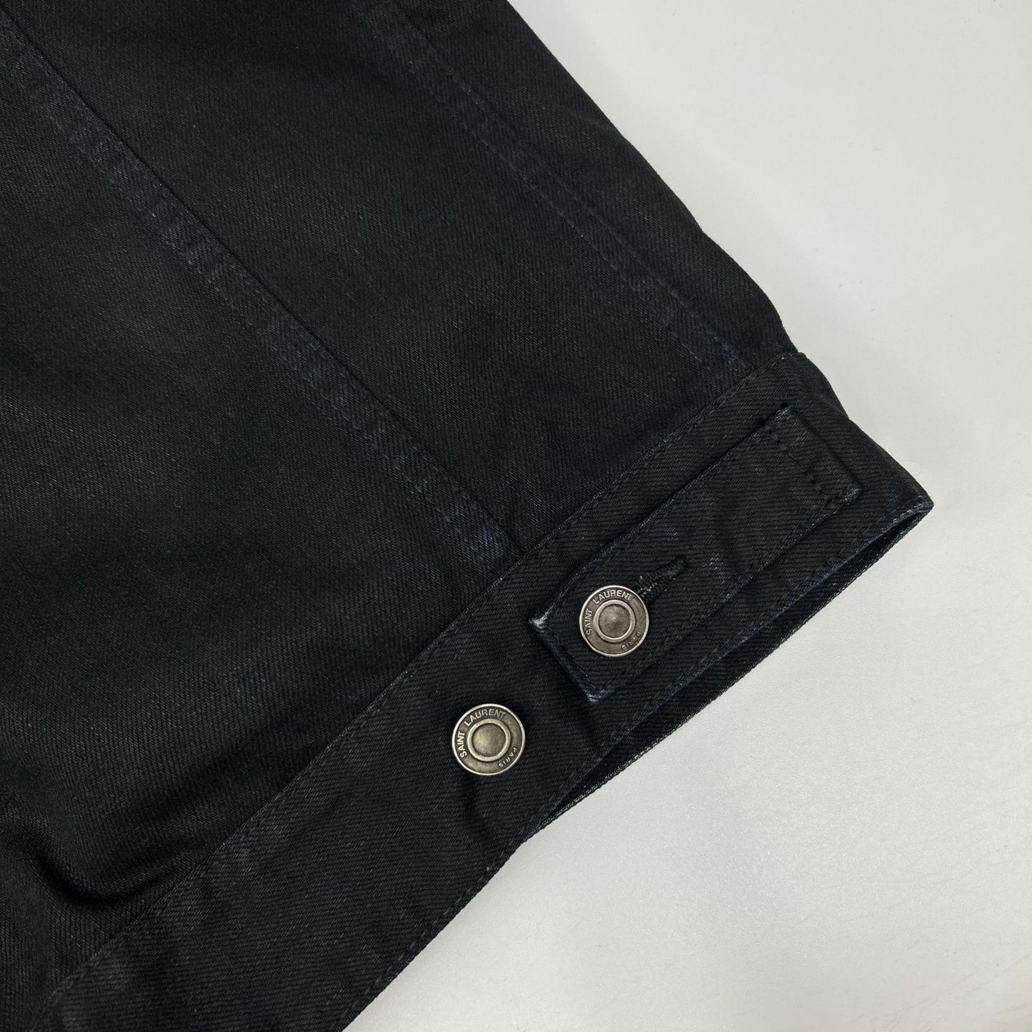 SAINT LAURENT PARIS サンローランパリ 12年製 315415 YU078 ブラック リジットデニムジャケット ジャケット