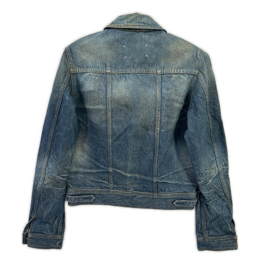 Maison margiela メゾンマルジェラ 16年製 S50AM0255 ブルー 構築 ジップアップ ジャケット ジャケット