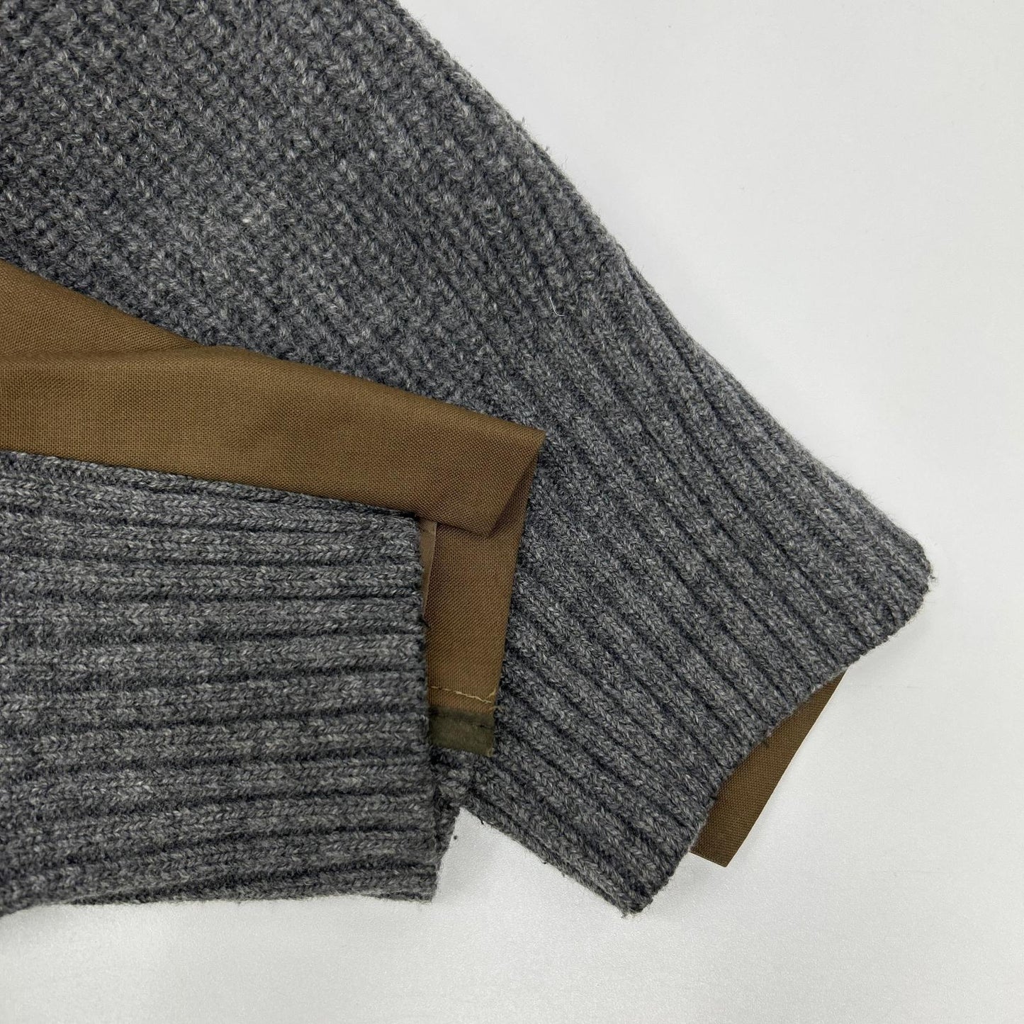sacai サカイ 22年製 22-06174 グレー×ブラウン Suiting Knit Jacket/スーチングニットジャケット ジャケット