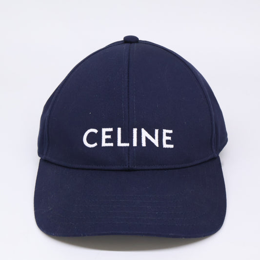 CELINE セリーヌ 【美品/国内正規】2AUA1242N ロゴ刺繍 ベースボールキャップ 帽子