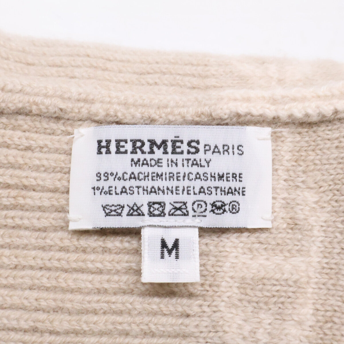 HERMÈS 【Excellent condition】H232006G HEAVEN Heaven Chaine d'Ancre cashmere gloves