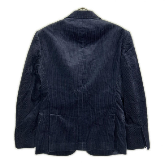 RalphLauren PURPLE LABEL ラルフローレン パープルレーベル 798876035001 イタリア製 ネイビー コットン シングルブレスト サイドベンツ コーデュロイ 3Bスポーツコート/テーラードジャケット