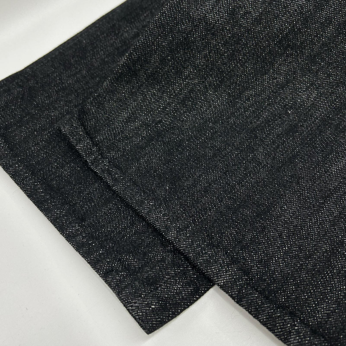 Ordinary fits LIMITED MODEL 117BK-25 Black One-Wash Loose-Fit 5-Pocket Selvedge Denim Pants