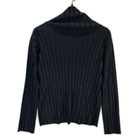 PLEATS PLEASE プリーツプリーズ PP55-FK113 25年 ブラック タートルネックロングスリーブカットソー トップス