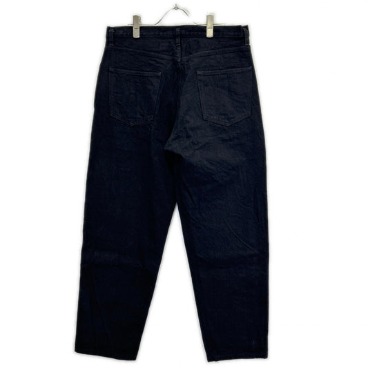COMOLI コモリ C03-03005 ブラックデニム テーパードパンツ ボトムス