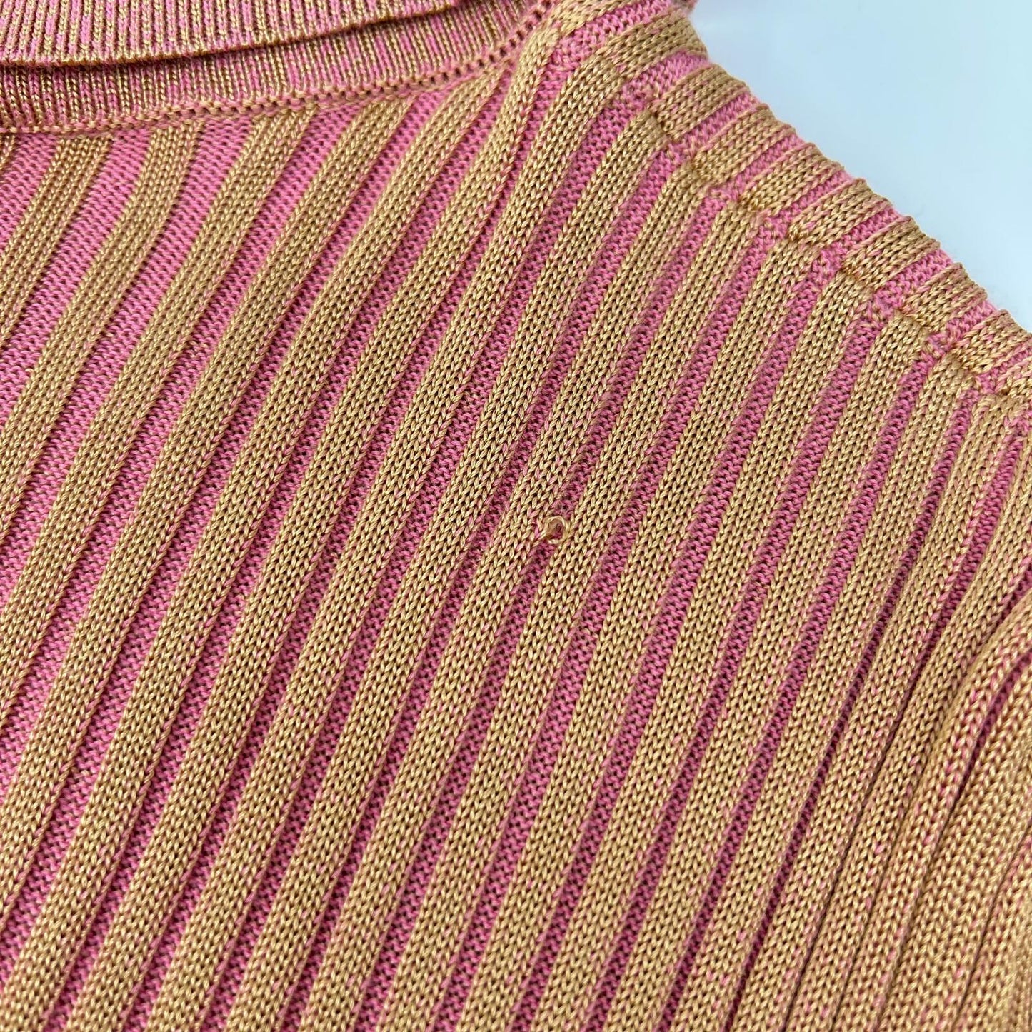 GUCCI グッチ 【美品/国内正規】706763 XKCDN LOVELIGHTコレクション リブニット 半袖ポロシャツ トップス