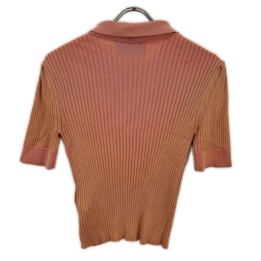 GUCCI グッチ 【美品/国内正規】706763 XKCDN LOVELIGHTコレクション リブニット 半袖ポロシャツ トップス