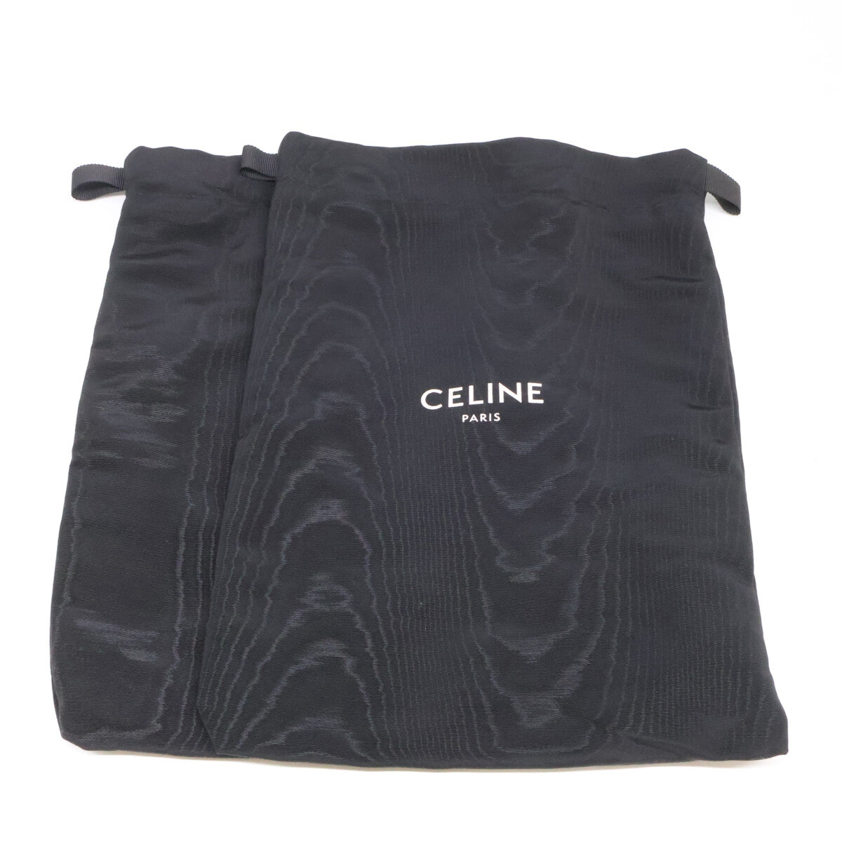 CELINE 【Excellent condition】Phoebe-era leather back-zip heeled booties