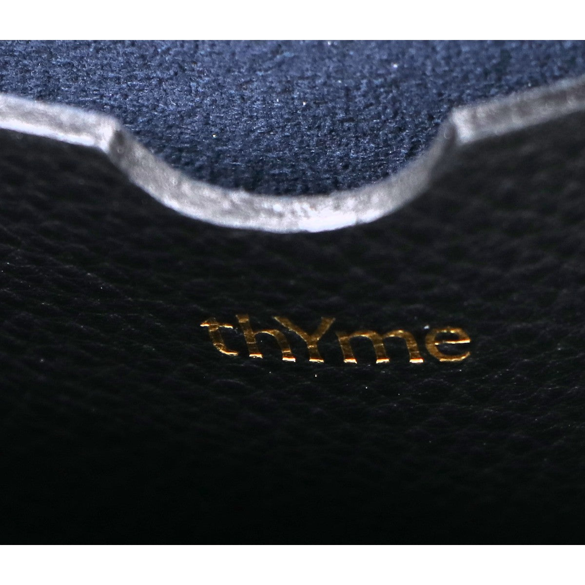 thYme タイム 【美品】50525061001 NATURAL SHRINK LEATHER TOTE BAG ナチュラルシュリンクレザー トートバッグ