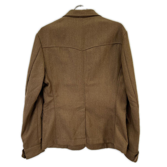 ELNEST Elnest Brown FJB wool safari jacket jacket