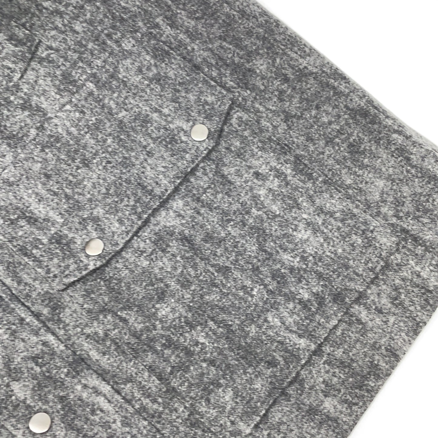 kiivu キフ ブラック×グレー HUNTING JACKET - Color Denim + Needle - ジャケット