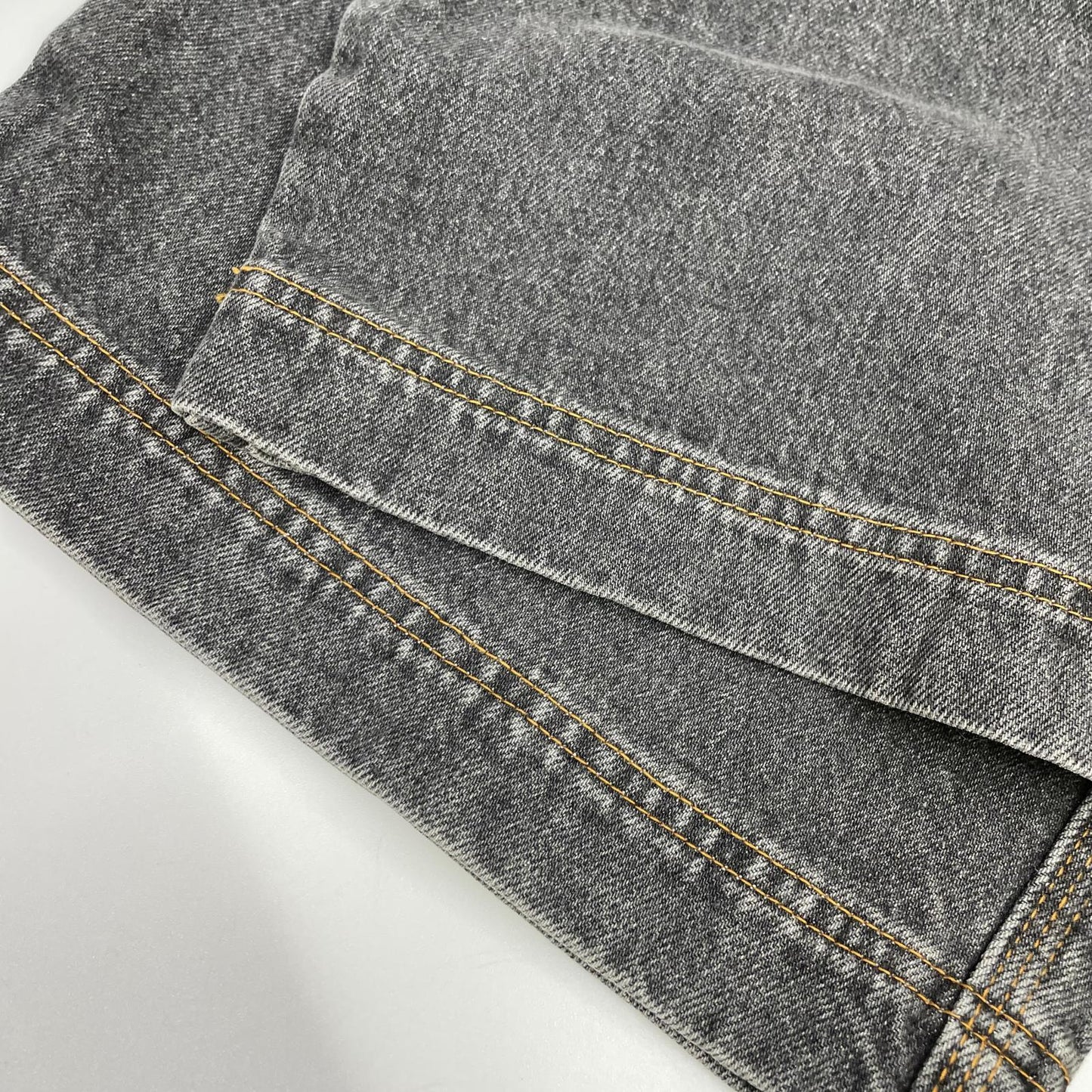 RICE NINE TEN ライスナインテン ブラック THREE QUARTER PAINTER JEANS クロップドバギーパンツ ボトムス