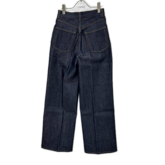 BISOWN ビソウン 25AW 25W-BIS-PT30R インディゴ センタープレス リジット ワイドデニムパンツ ボトムス