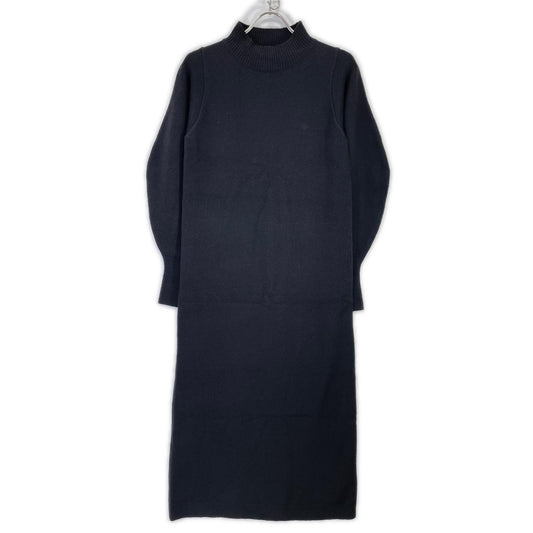 RIM.ARK Black Setting Knit Dress with Bustier One-Piece