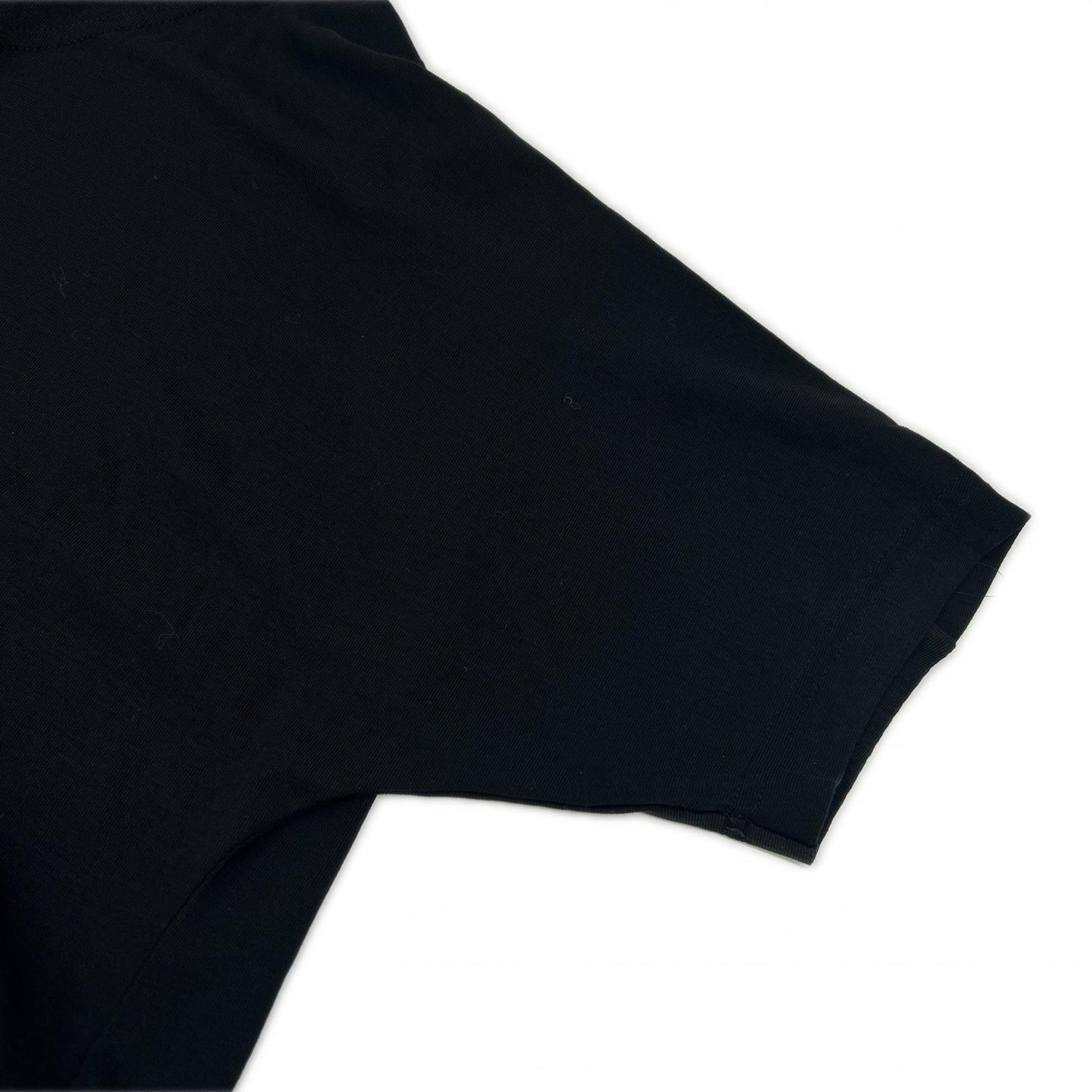 Fume Senso Unico 芽風 11125425 ブラック コットン アシンメトリーヘム ショートスリーブワンピース ワンピース