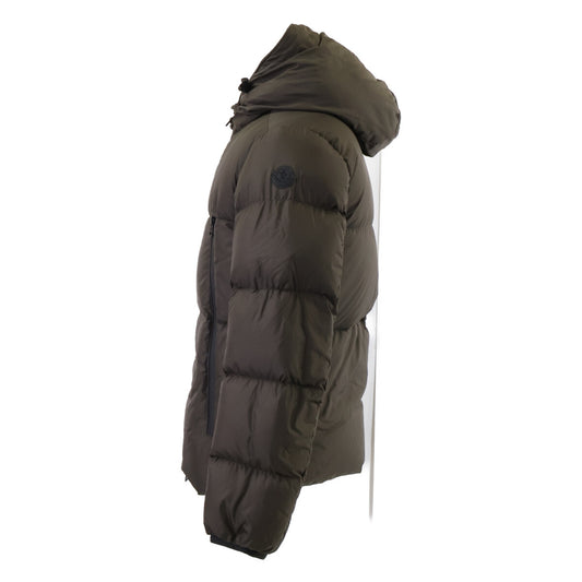 MONCLER モンクレール 【美品】MONTCLAR モンクラ 内側ロゴ刺繍グログランテープ フーディダウンジャケット ジャケット
