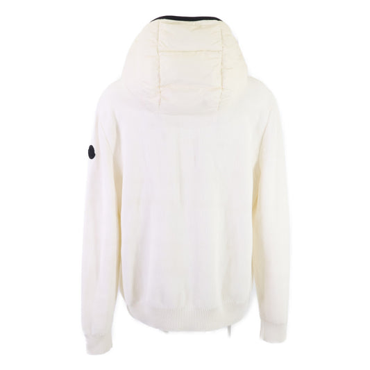 MONCLER モンクレール 【美品/24年製】K20919B00007 CARDIGAN TRICOT コットンニット切替 フーディダウンジャケット ジャケット