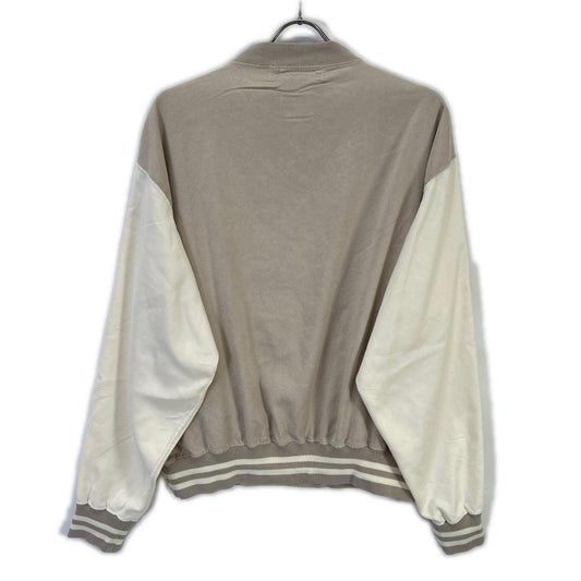REMI RELIEF レミレリーフ L'Appartement別注 グレー ストーンウォッシャブル SUEDE LIKE STADIUM JAMPER トップス