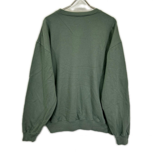 AURALEE オーラリー A24SP01HU グリーン コットン SUPER HIGH GAUZE SWEAT P/O トップス