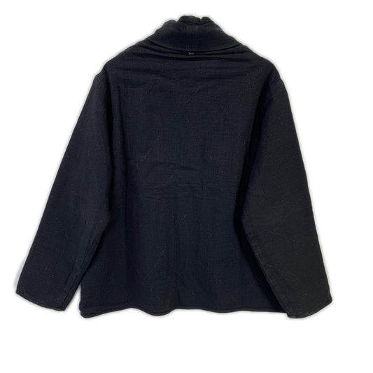 Porter Classic ポータークラシック ブラック SASHIKO STRETCH BEATNIK TURTLENECK/刺し子 ストレッチ ビートニックタートルネック トップス