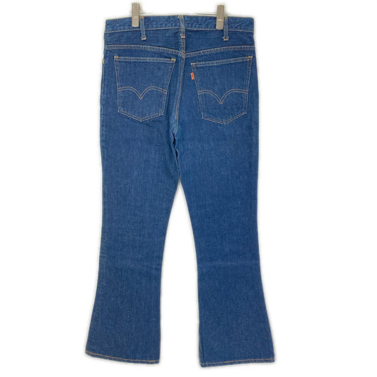 LEVI'S リーバイス 70s 646 インディゴブルー ボタン裏2 42TALONジップ ブーツカットデニムパンツ ボトムス