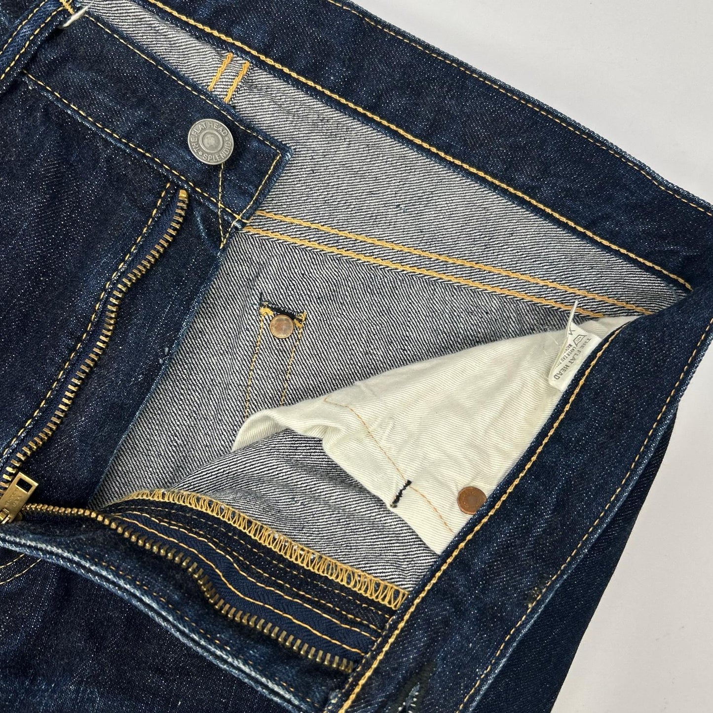 THE FLAT HEAD ザ フラットヘッド 3007 インディゴブルー ブーツカットデニムパンツ ボトムス