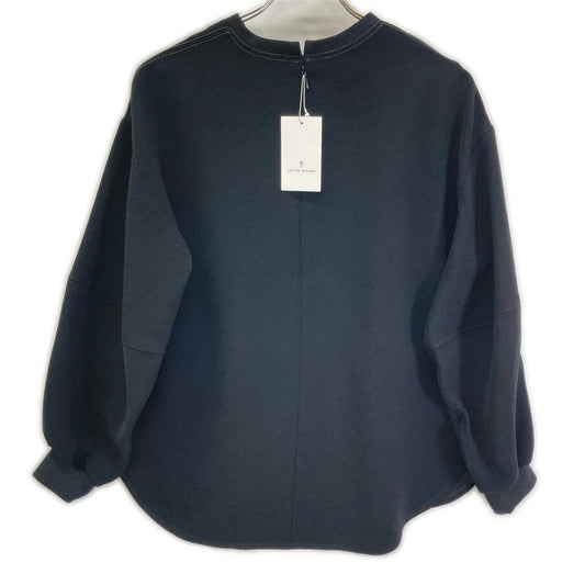 UNITED ARROWS ユナイテッドアローズ 1521-199-5148 ブラック COMFY ステッチ プルオーバー ブラウス トップス