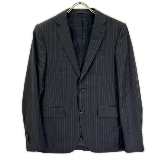 LOUIS VUITTON ルイヴィトン 12AW RM122F H2C9SAW5I ブラック ストライプ ダミエライナー セットアップピンストライプスーツ スーツ セットアップ