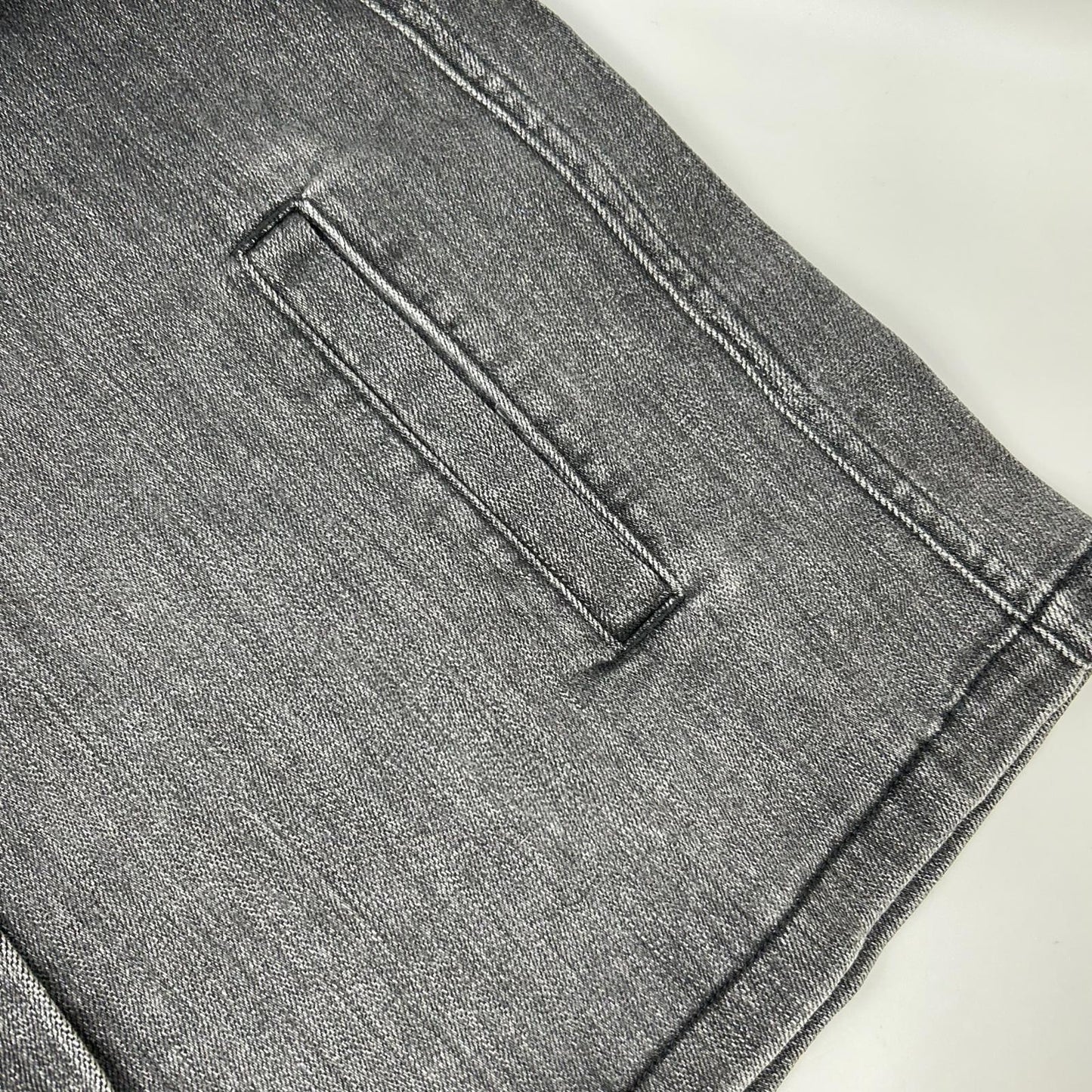 1piu1uguale3 ウノピゥウノウグァーレトレ MRS178-CTR025 ブラック S/S DENIM BIG SHIRTS デニムビック半袖シャツ トップス