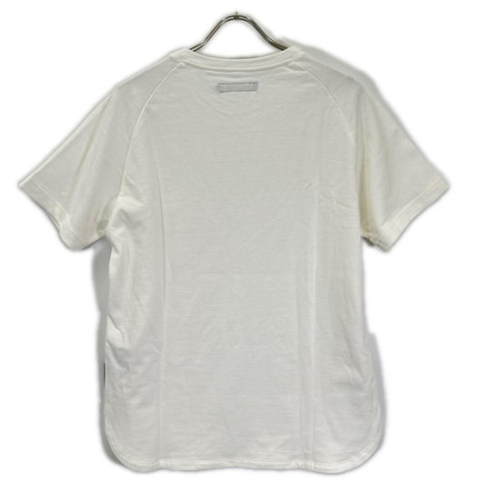 1piu1uguale3 ウノピゥウノウグァーレトレ MRT361-CTN062 ホワイト ROUND BIG TEE サイドスリットビックTシャツ トップス