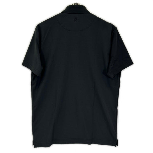 1piu1uguale3 ウノピゥウノウグァーレトレ 【GOLF】GCT006-GPE033 ブラック 113 GOLF CLASSIC / SLEEVE MESH POLO 半袖ポロシャツ トップス