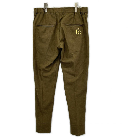 1piu1uguale3 ウノピゥウノウグァーレトレ 【GOLF】【×戸賀敬城】GRP064-POE340 ブラウン PINTUCK PANTS センタープレススラックスパンツ ボトムス