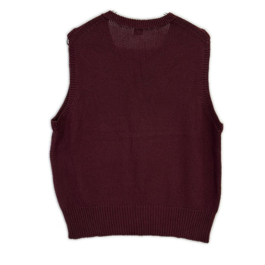 ANATOMICA アナトミカ 530-511-18 レッド コットン100 ニットベスト ベスト