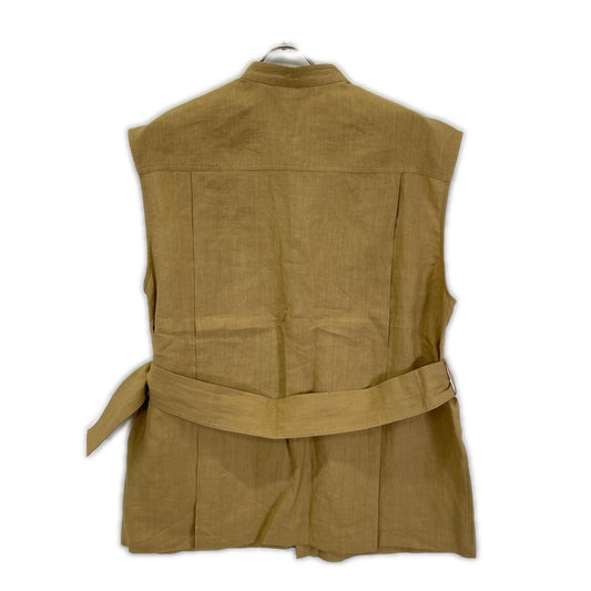 STUMBLY スタンブリー 25SS 535-5150500 ベージュ リネン100 Belted Sleeveless Jacket ノースリーブジャケット ジャケット
