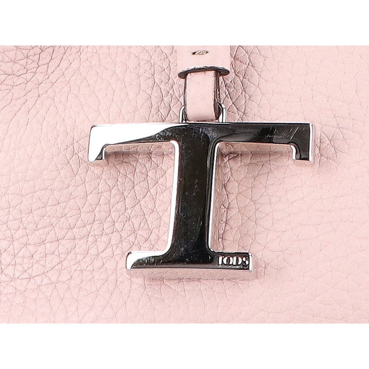 TOD'S トッズ 美品 XBWBUZS9200WNTM430 Tタイムレス バケット レザーバッグ スモール 2WAY ハンドバッグ