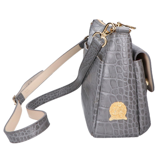 A.D.M.J. Accessoires De Mademoiselle ADMJ 型押しレザー ショルダーバッグ