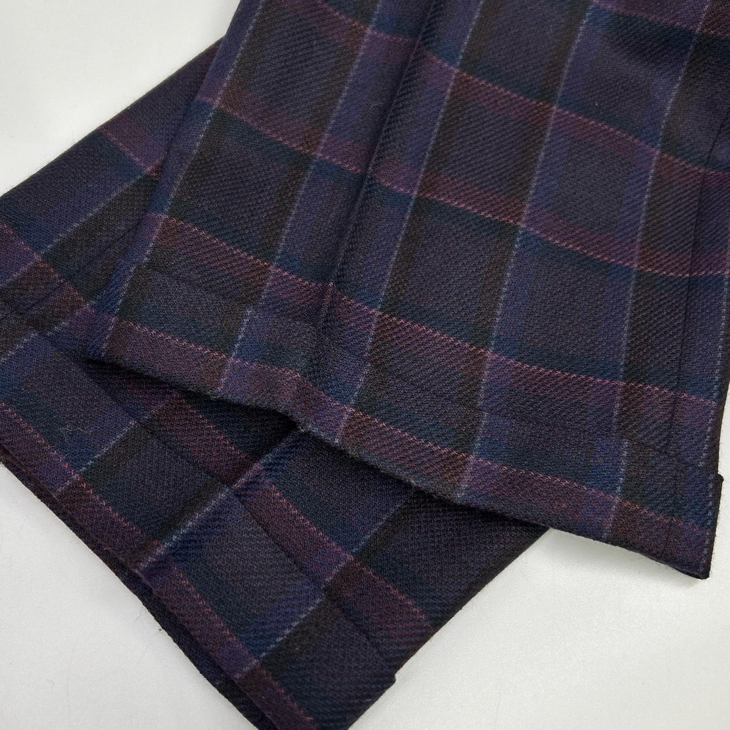 ETRO エトロ 1A984 0125 パープル チェック柄 ペイズリーインナー ジャケット パンツ セットアップ スーツ セットアップ