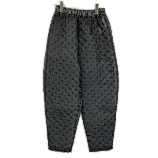 ENFOLD エンフォルド 300G831-1550 グレー シアードット レイヤードスタイル FORMED EGG PANT ボトムス
