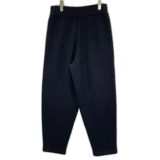 BLAMINK ブラミンク 7914-106-0387 ブラック カシミヤ100 ニットパンツ ボトムス