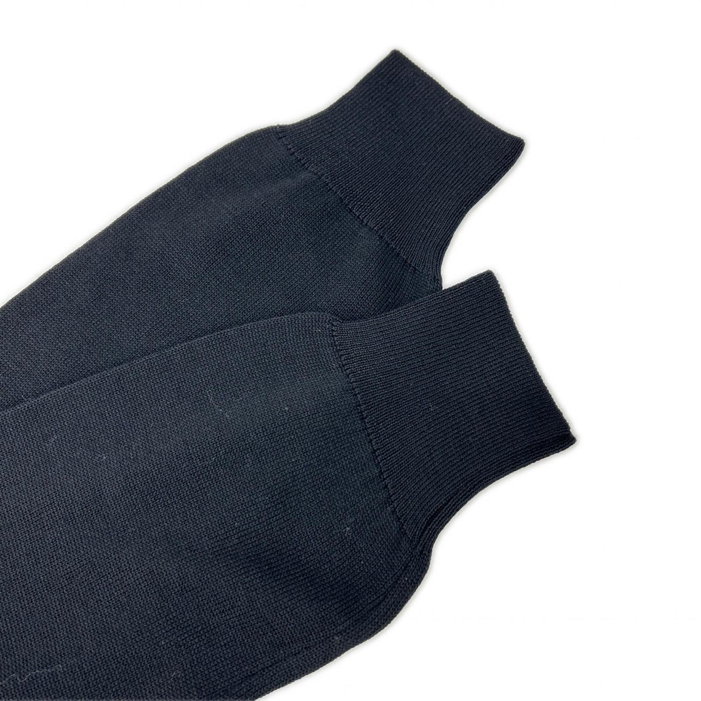 MAISON KITSUNE メゾンキツネ MW00508KT1036 24AW ブラック ウール100 フォックスヘッド刺繍パッチニットカーディガン トップス