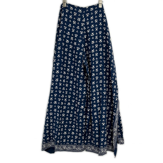 POLObyRalphLauren ポロラルフローレン 24SS ブルー Floral Twill Wide-Leg Wrap Pant フラワー柄ラップワイドパンツ ボトムス