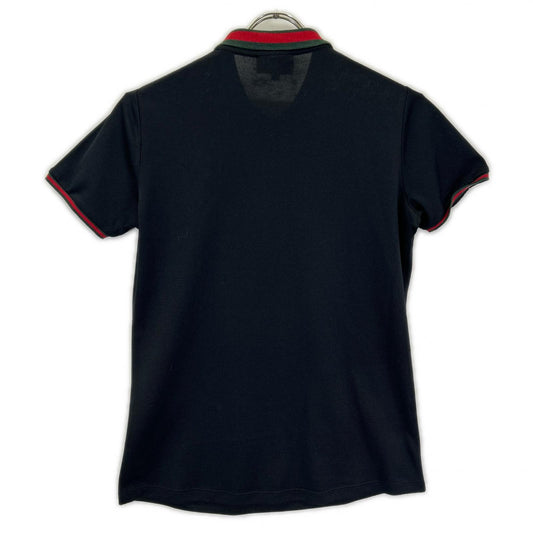 GUCCI グッチ 310320 ブラック シェリーライン ショートスリーブ ポロシャツ トップス