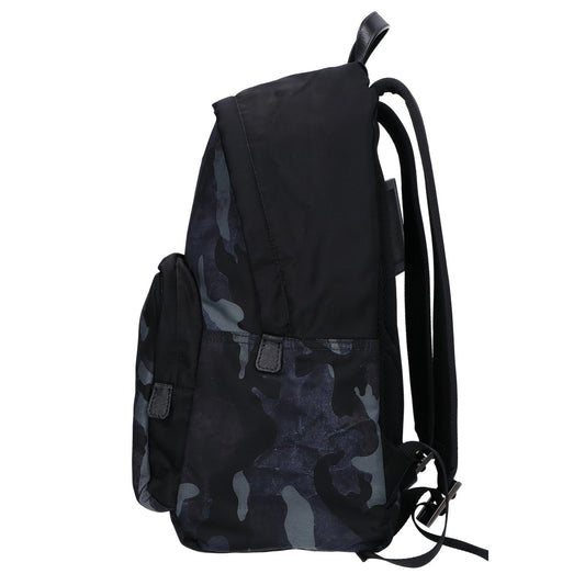 PRADA プラダ 美品 2VZ066 ナイロン カモフラージュ トライアングルプレート バックパック リュック バックパック