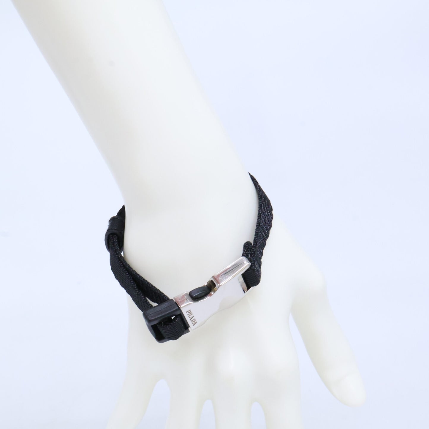 PRADA プラダ 【美品】Re-NYLON バックル ナイロン ブレスレット