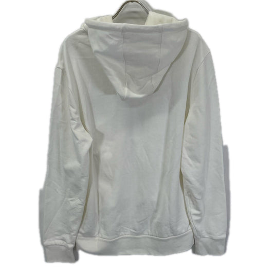 MONCLER モンクレール 20年製 ホワイト MAGLIA CARDIGAN C/CAPPUCCIO エンボスロゴ フーデットジップアップパーカ トップス
