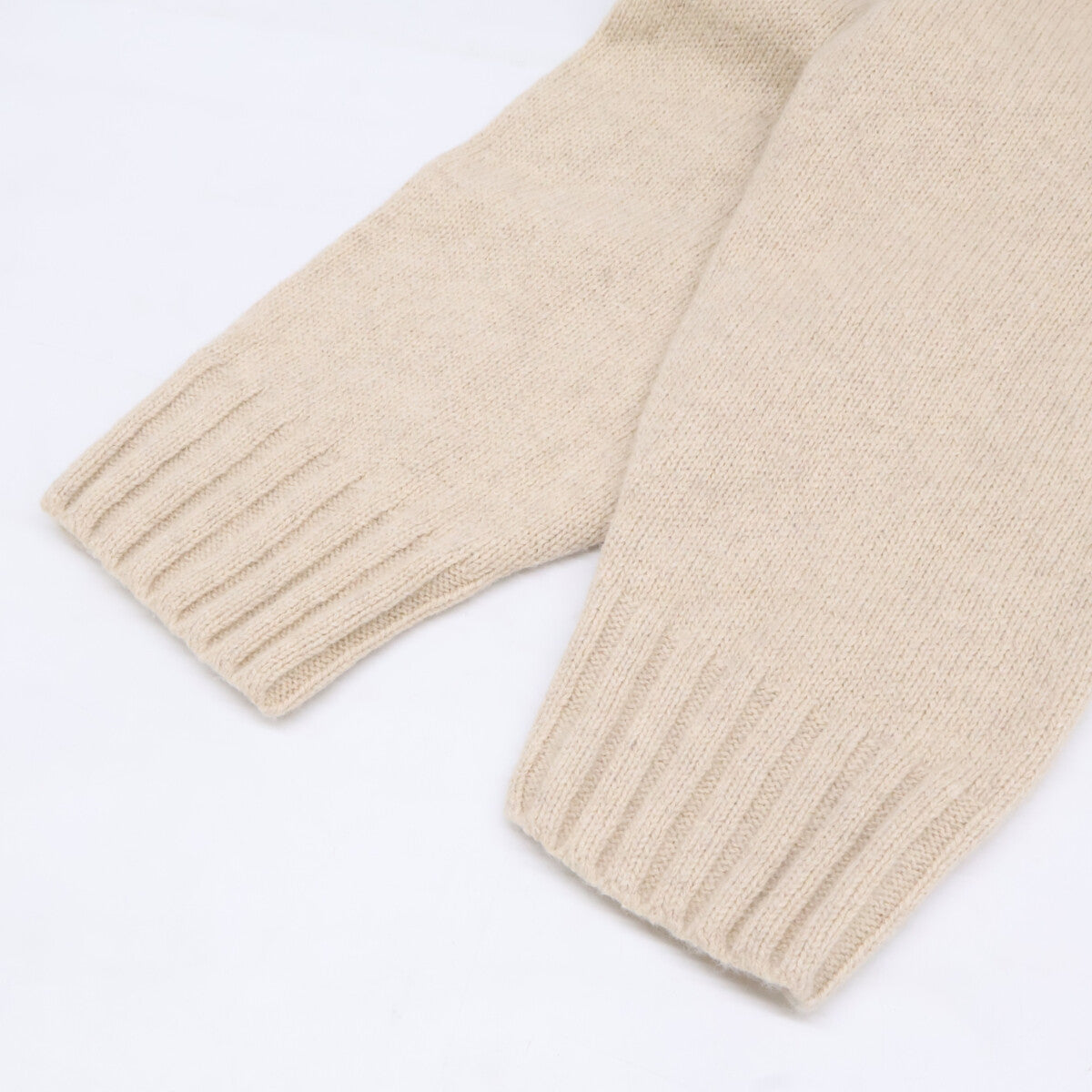 AURALEE A20AP02WC COTTON WOOL CASHMERE KNIT P/O crew-neck knit sweater top
